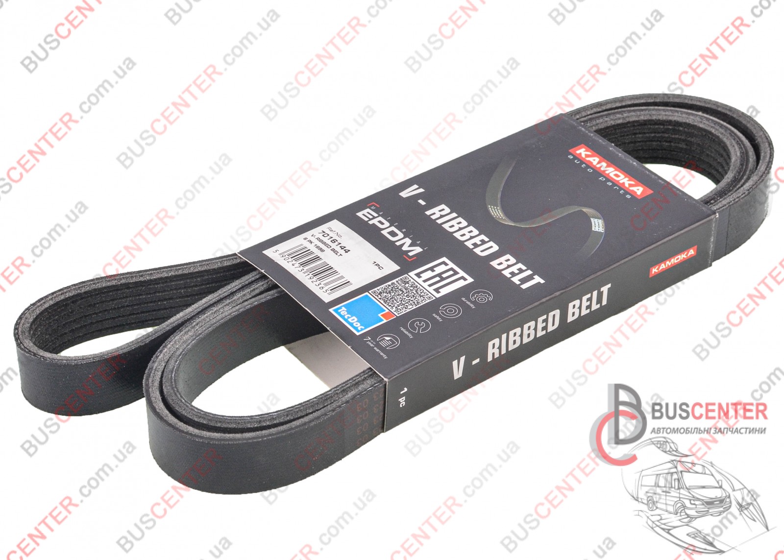 Фотография запчасти Ремень ручейковый 6 PK 1698