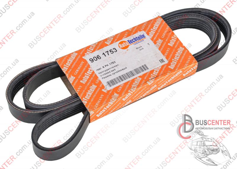 Фотография запчасти Ремень ручейковый 6 PK 1753