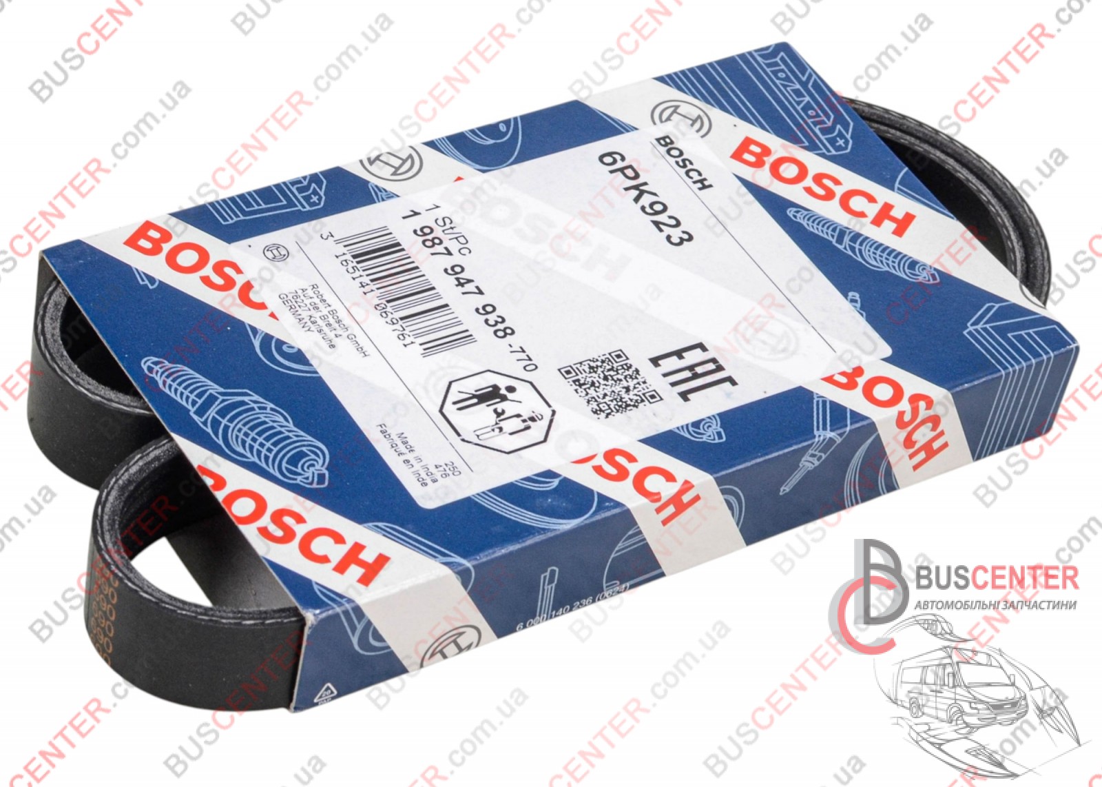 Фотография запчасти Ремень ручейковый 6 PK 923