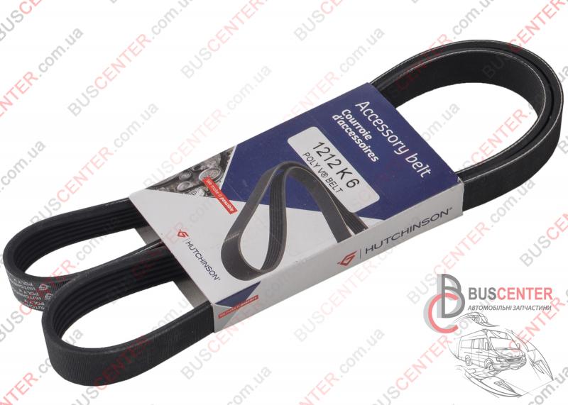 Фотография запчасти Ремень ручейковый 6 PK 1212