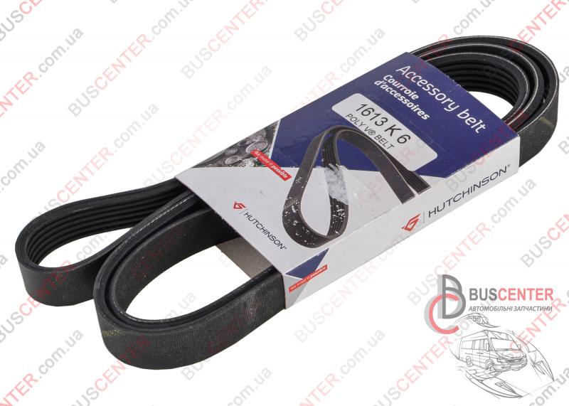Фотография запчасти Ремень ручейковый 6 PK 1613