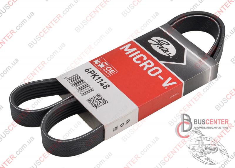 Фотография запчасти Ремень ручейковый 6 PK 1148