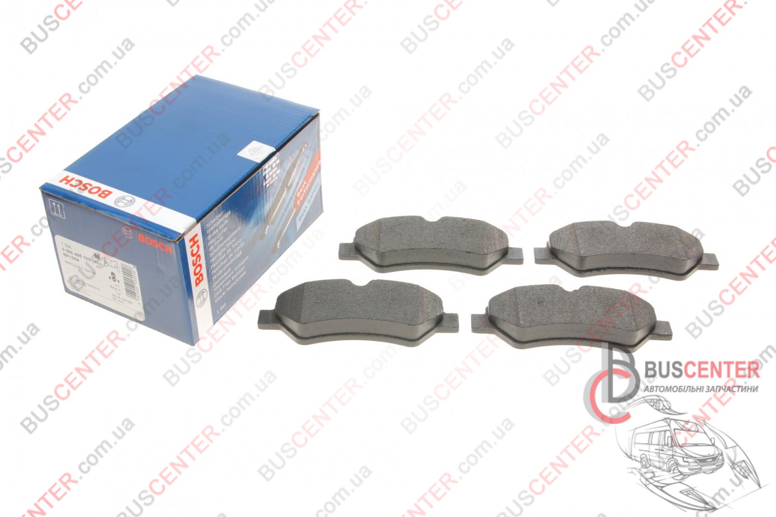Фотография запчасти Тормозные колодки задние (MB Sprinter 209-319CDI)