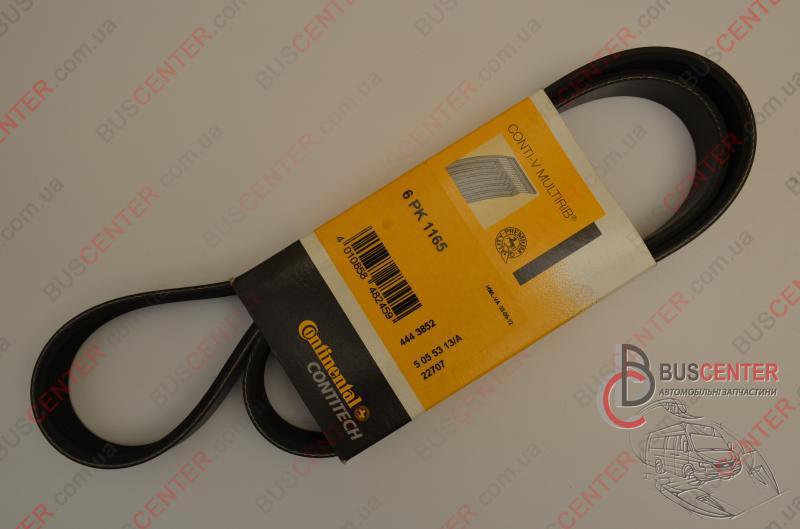 Фотографія запчастини Ремінь струмковий 6 PK 1165