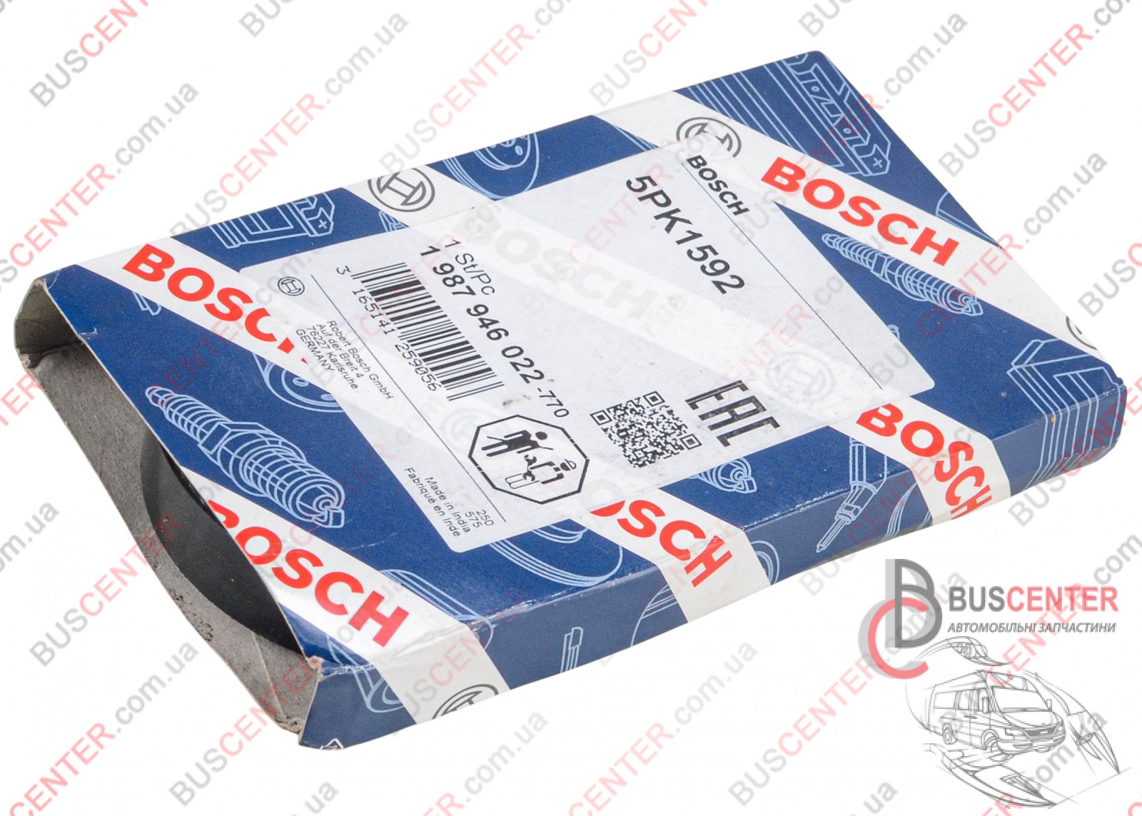 Фотография запчасти Ремень ручейковый 5 PK 1592