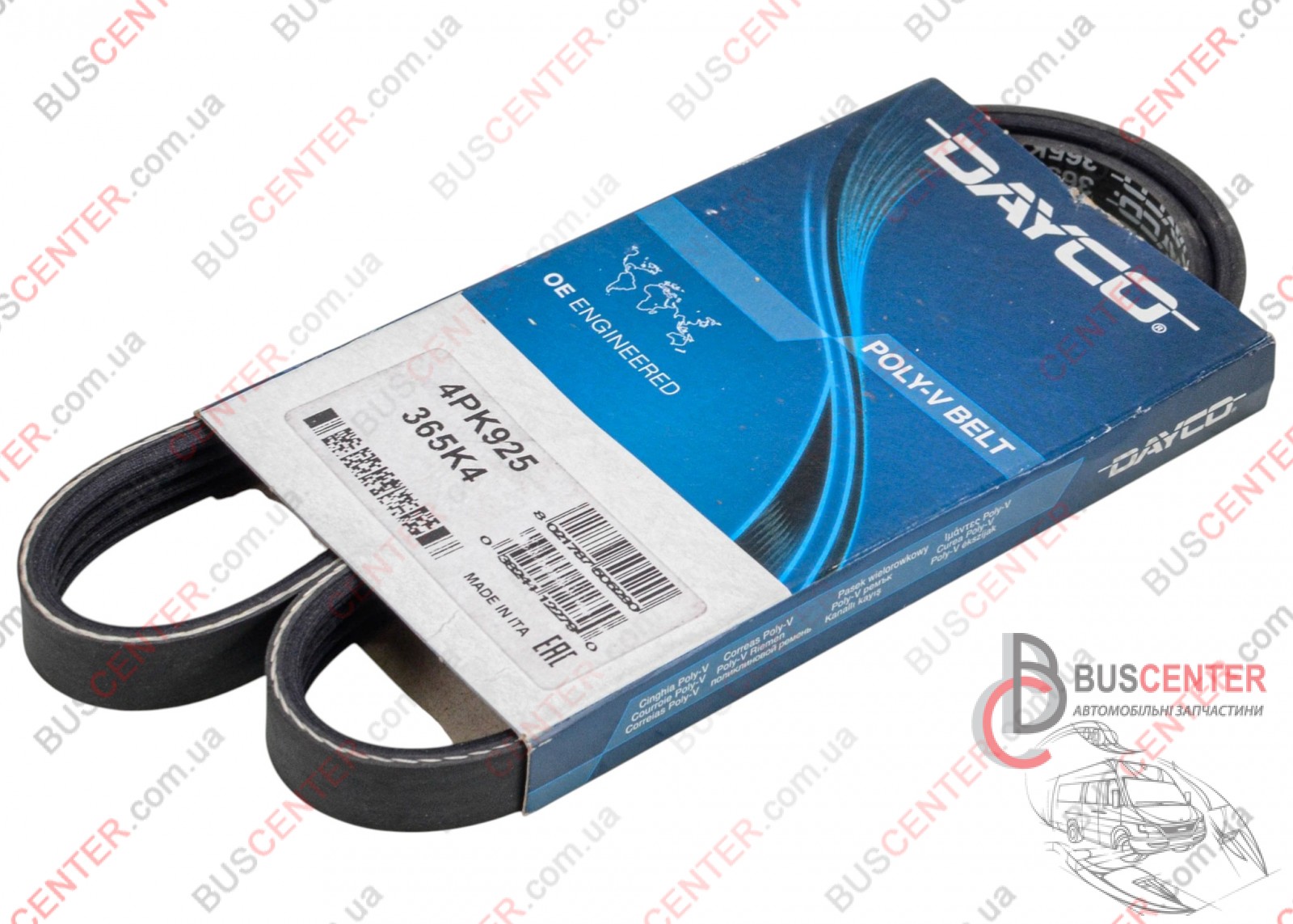 Фотографія запчастини Ремінь струмковий 4 PK 926