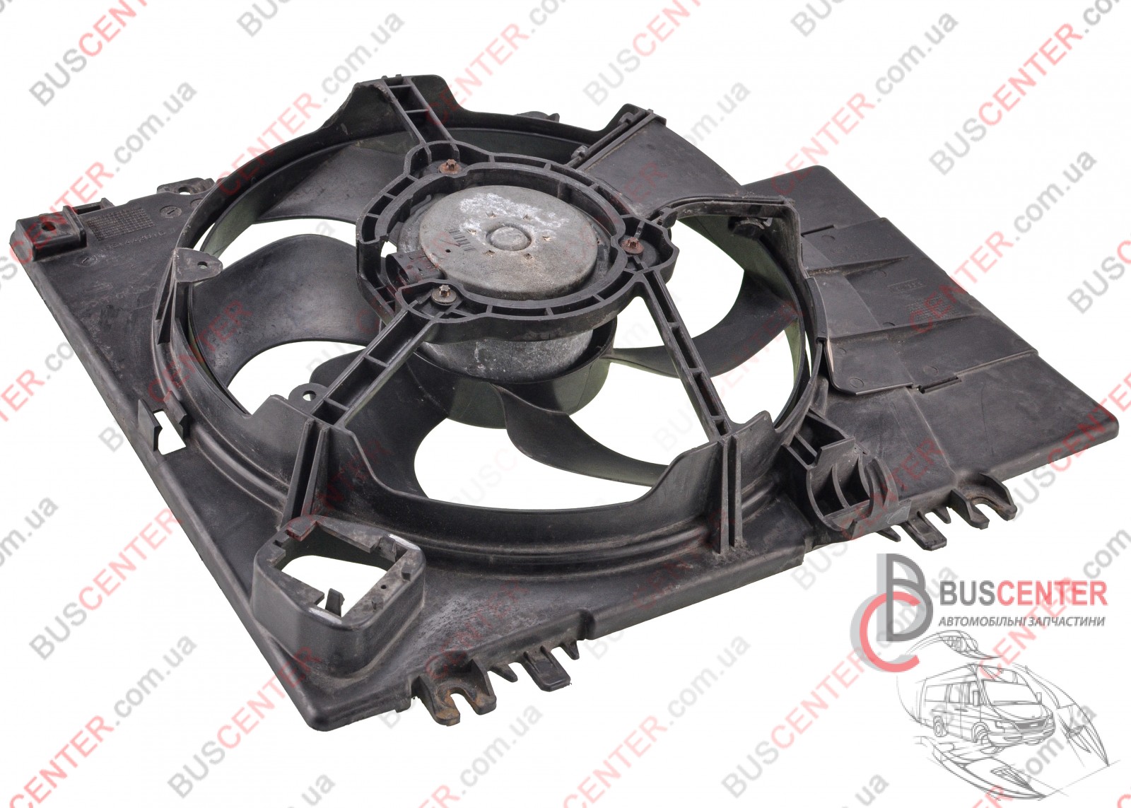 Фотография запчасти Диффузор радиатора c вентилятором (Nissan Micra K12 02-10, 1.4 16V)