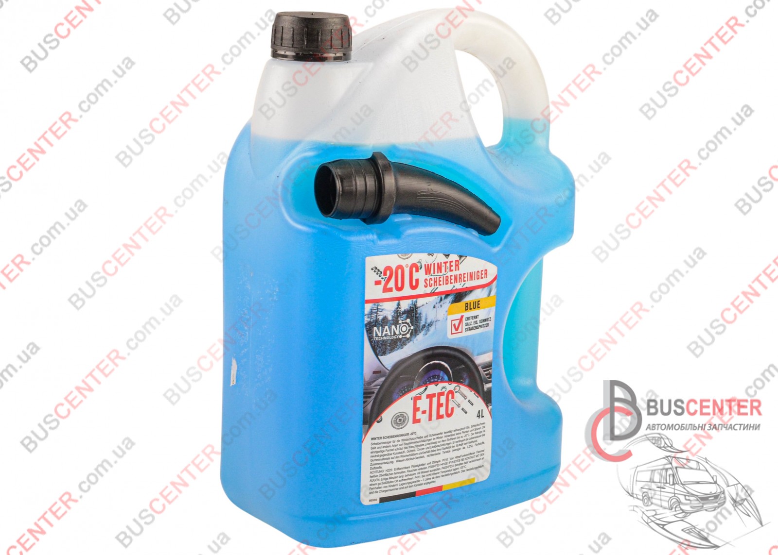 Фотографія запчастини Жидкость стеклоомывателя 4L (зимняя - 20°С)