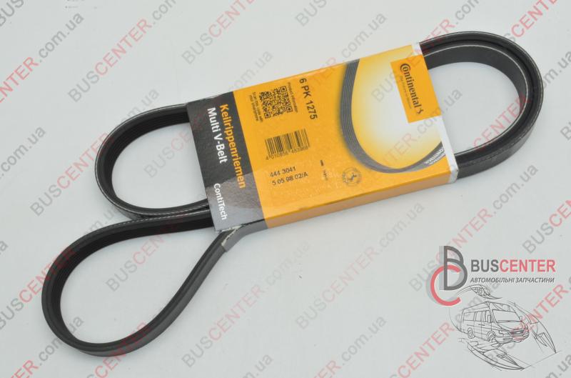 Фотографія запчастини Ремінь струмковий 6 PK 1275