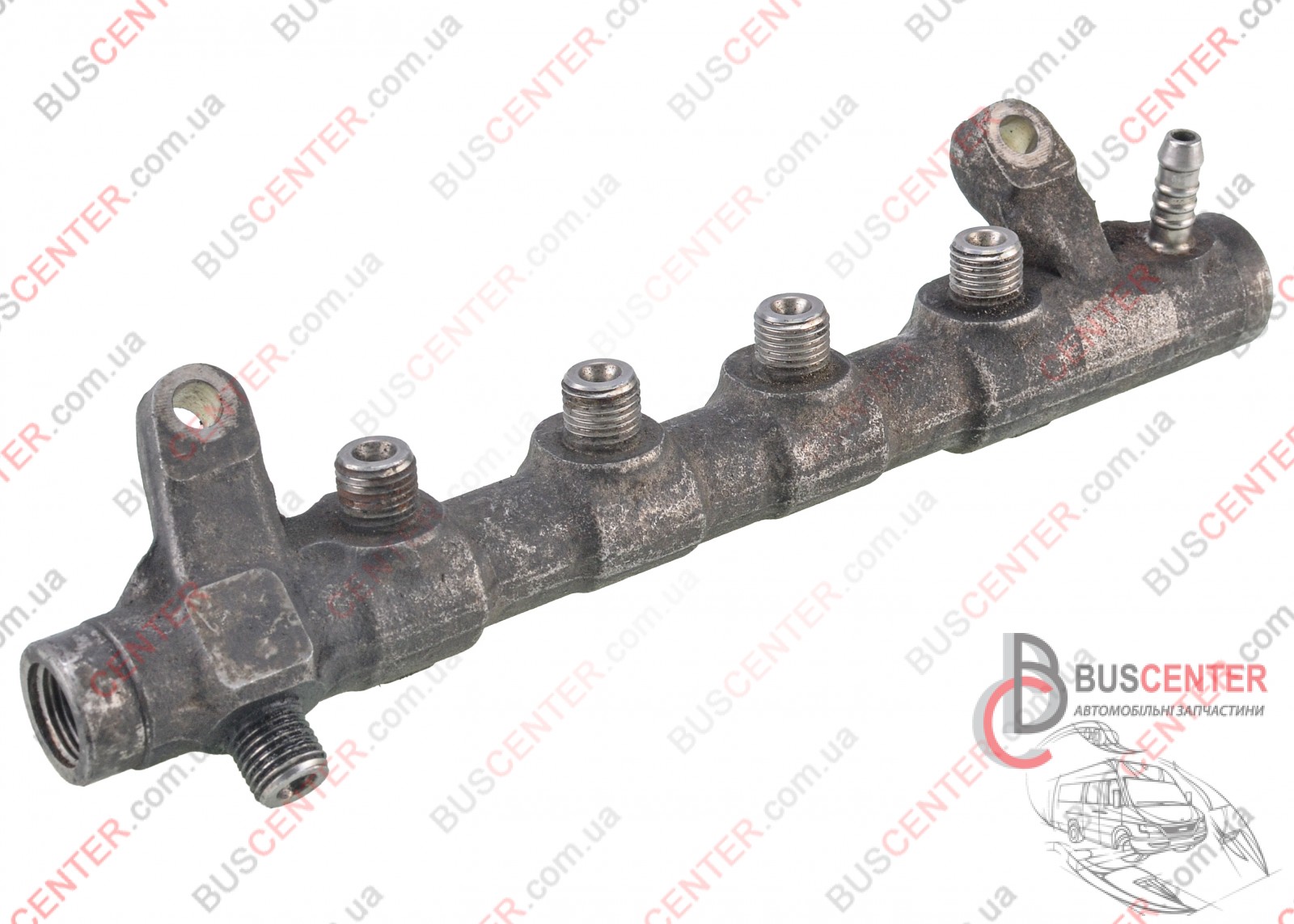 Фотография запчасти Рампа форсунок - Common Rail (топливная рейка, планка, распределитель)