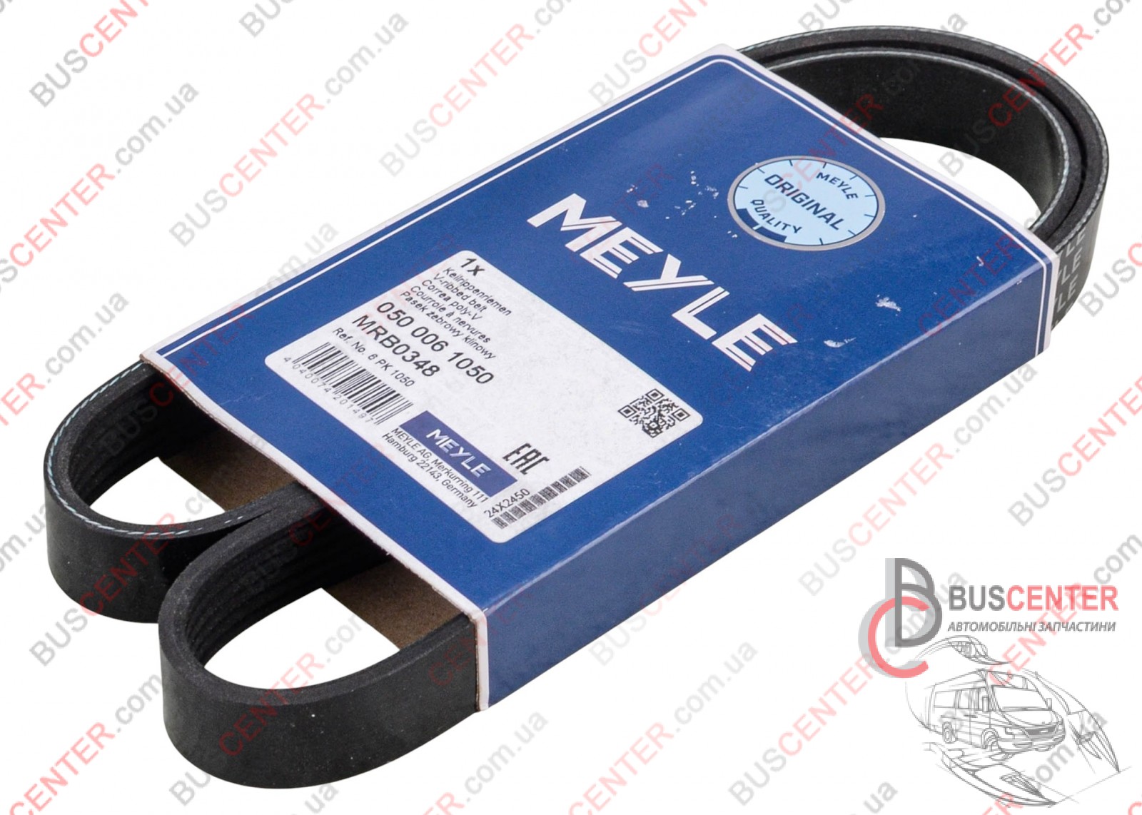 Фотография запчасти Ремень ручейковый 6 PK 1050
