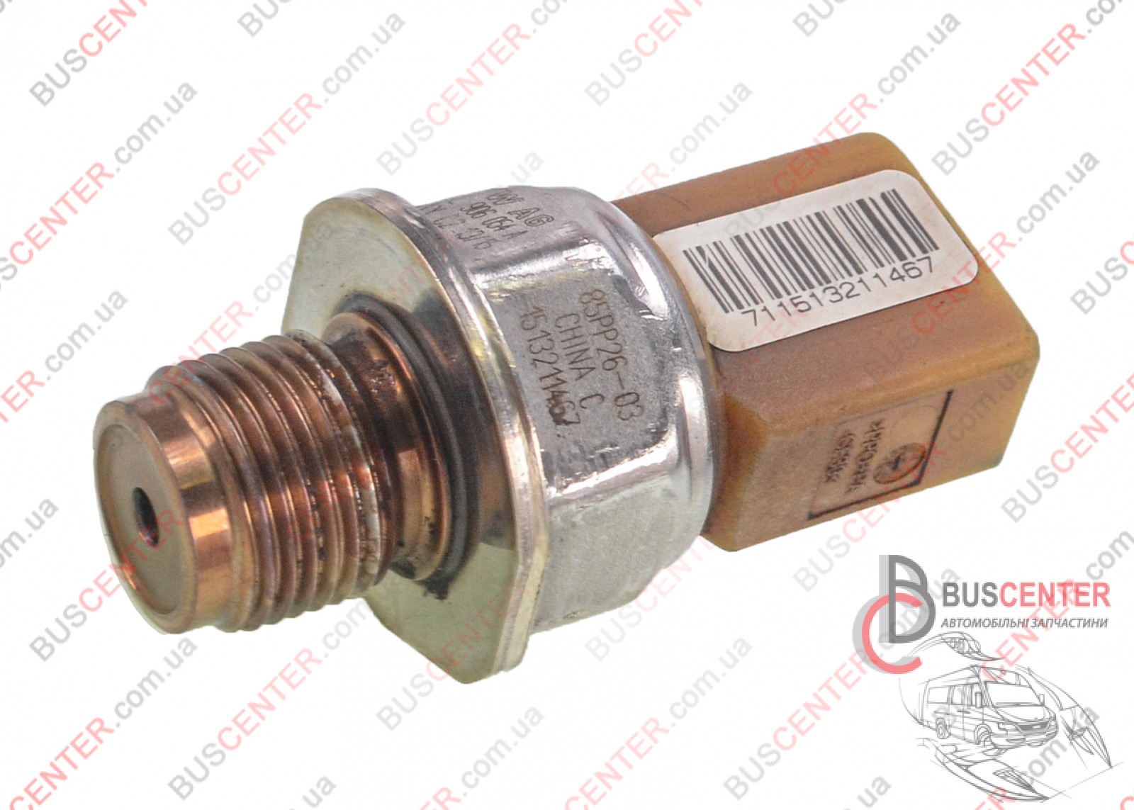 Фотографія запчастини Датчик тиску палива Common Rail планка