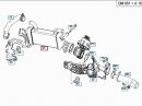 Охладитель отработанных газов (Радиатор рециркуляции выхлопных газов, теплообменник EGR)