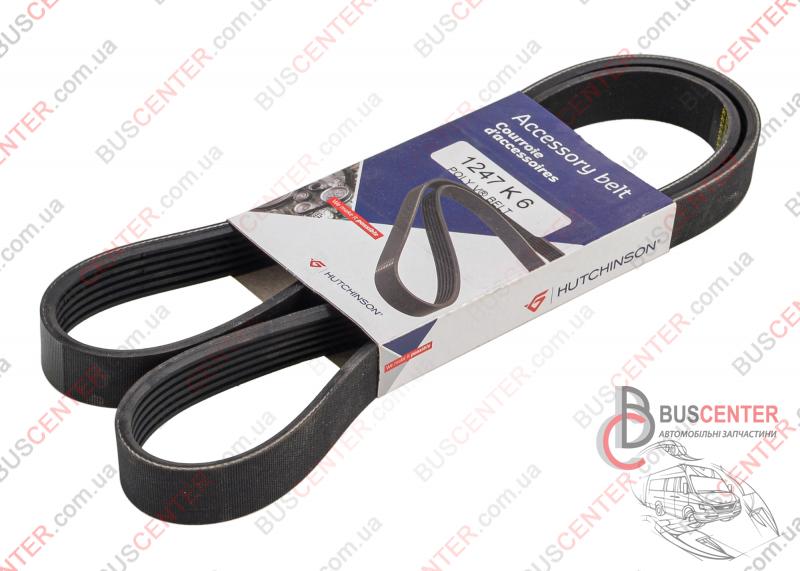 Фотография запчасти Ремень ручейковый 6 PK 1247