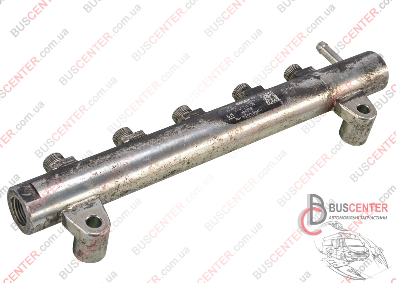 Фотография запчасти Рампа форсунок - Common Rail (топливная рейка, планка, распределитель)