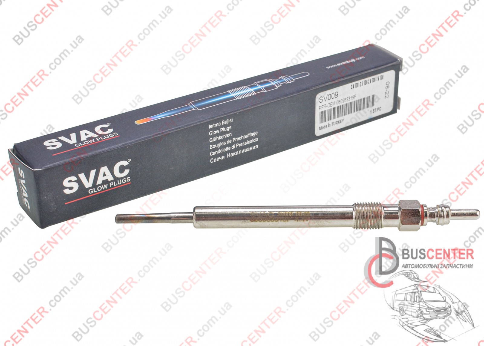 Фотографія запчастини Свічка розжарювання 4.4 V