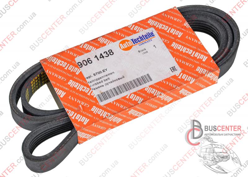 Фотографія запчастини Ремінь струмковий 6 PK 1438