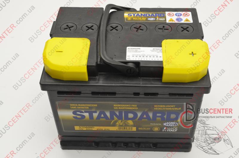 Фотографія запчастини Акумулятор 60AH/450A P "плюс"