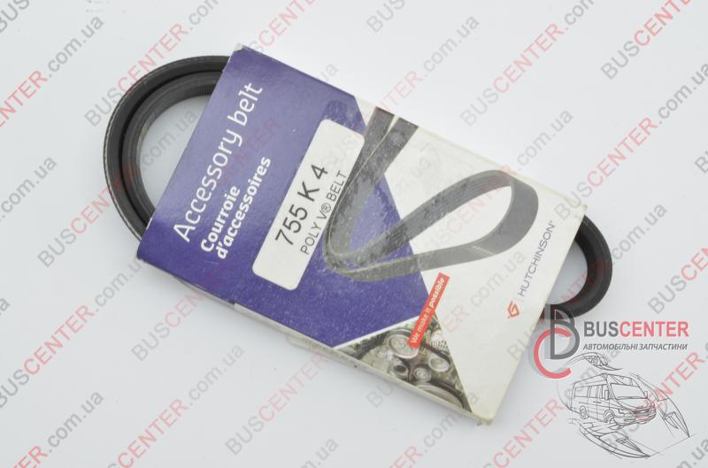 Фотография запчасти Ремень ручейковый 4 PK 755