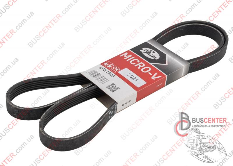 Фотографія запчастини Ремінь струмковий 6 PK 1708