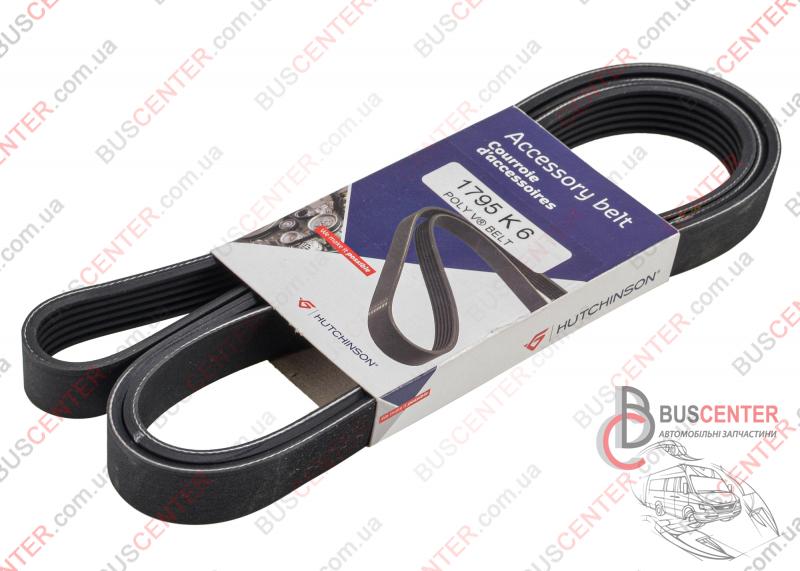 Фотография запчасти Ремень ручейковый 6 PK 1795 (с кондиционером)