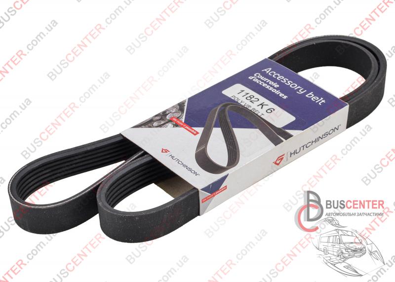 Фотография запчасти Ремень ручейковый 6 PK 1182