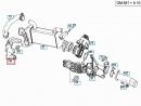 Кронштейн клапана рециркуляции ОГ (Кронштейн к головке блока цилиндров)