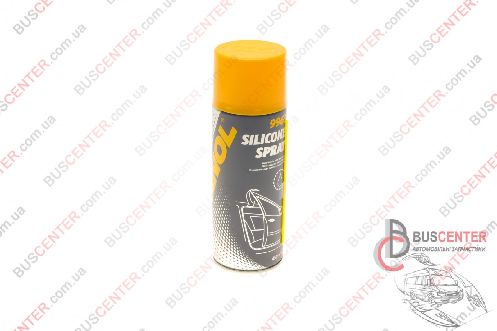 Фотография запчасти Смазка силиконовая 9963 (MANNOL Silicone Spray 450 мл)