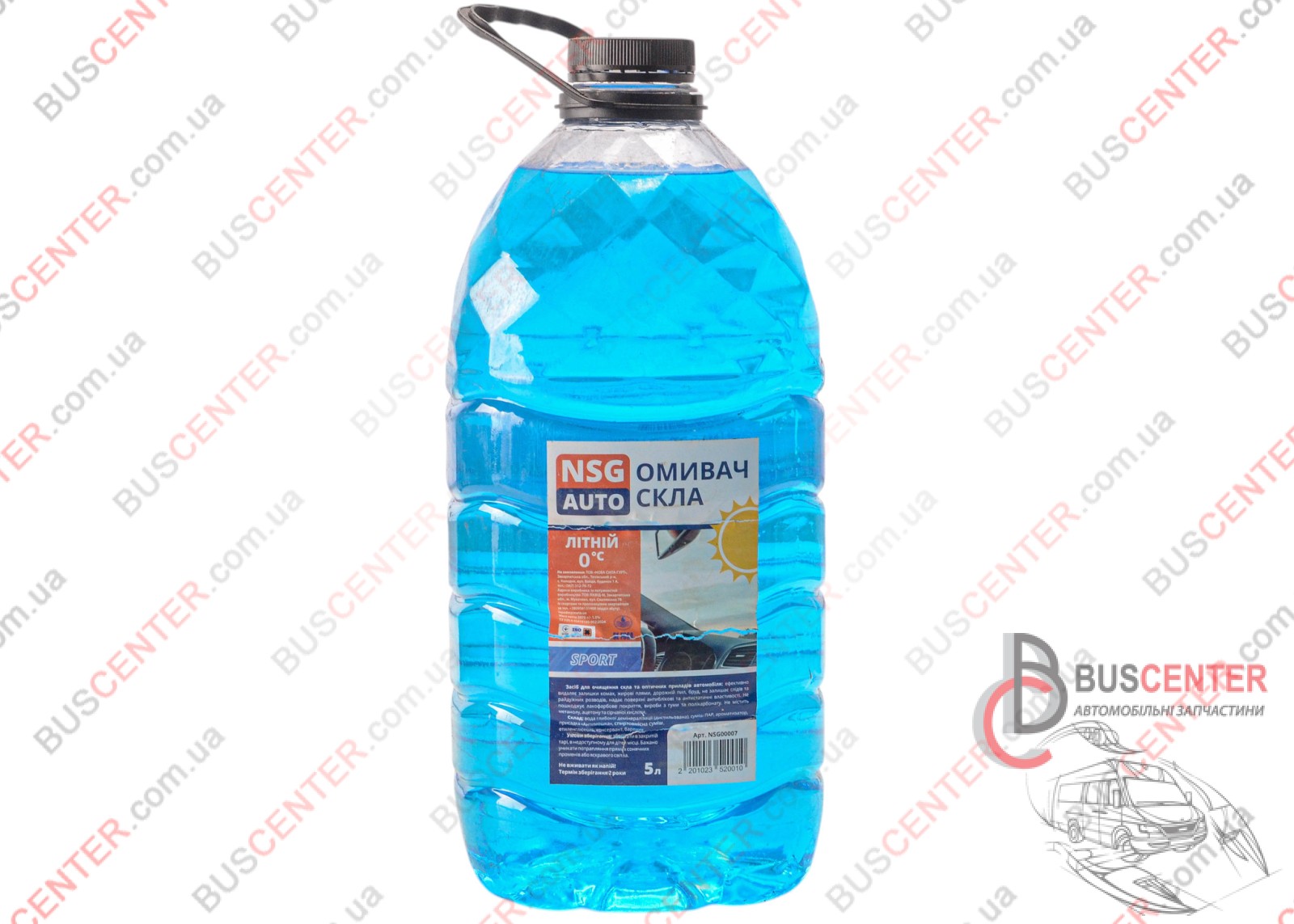 Фотография запчасти Жидкость стеклоомывателя 5L (летняя/ 1 шт)