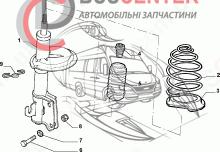 Фотографія запчастини Амортизатор передній ( стійка)