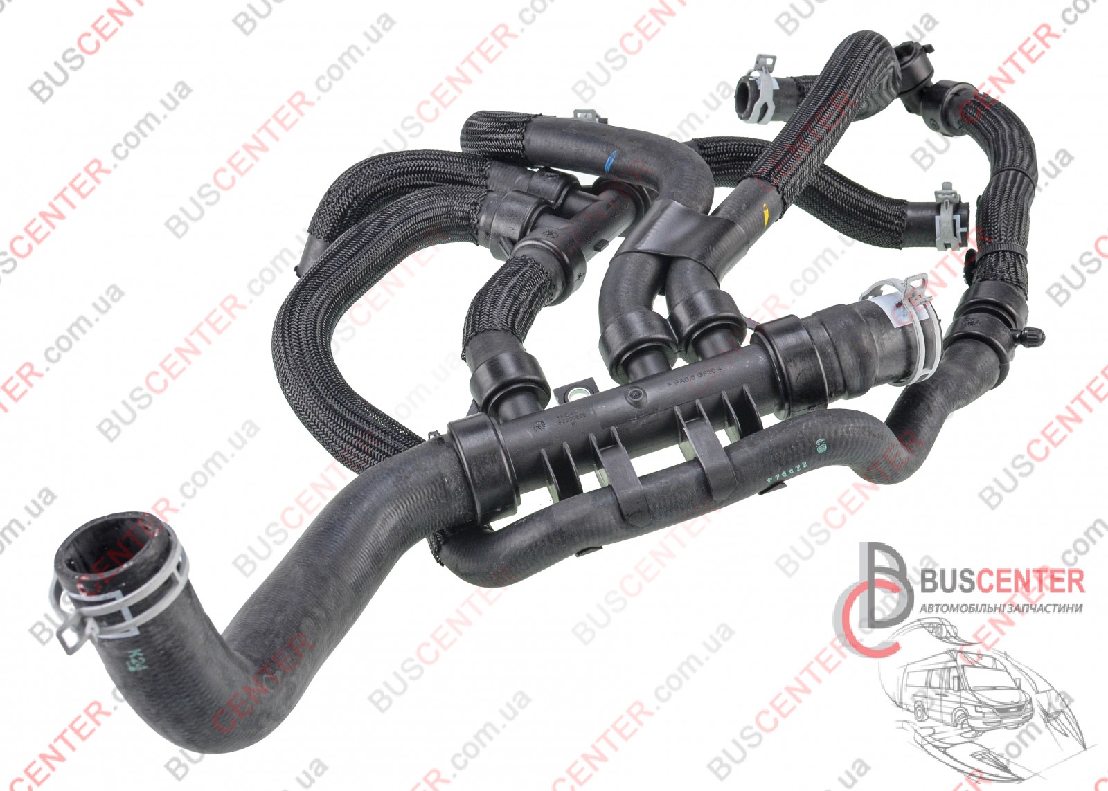 Фотография запчасти Патрубок системы охлаждения Bi-Turbo (паук, шланг)