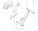 Амортизатор задній газовий ( стійка)
