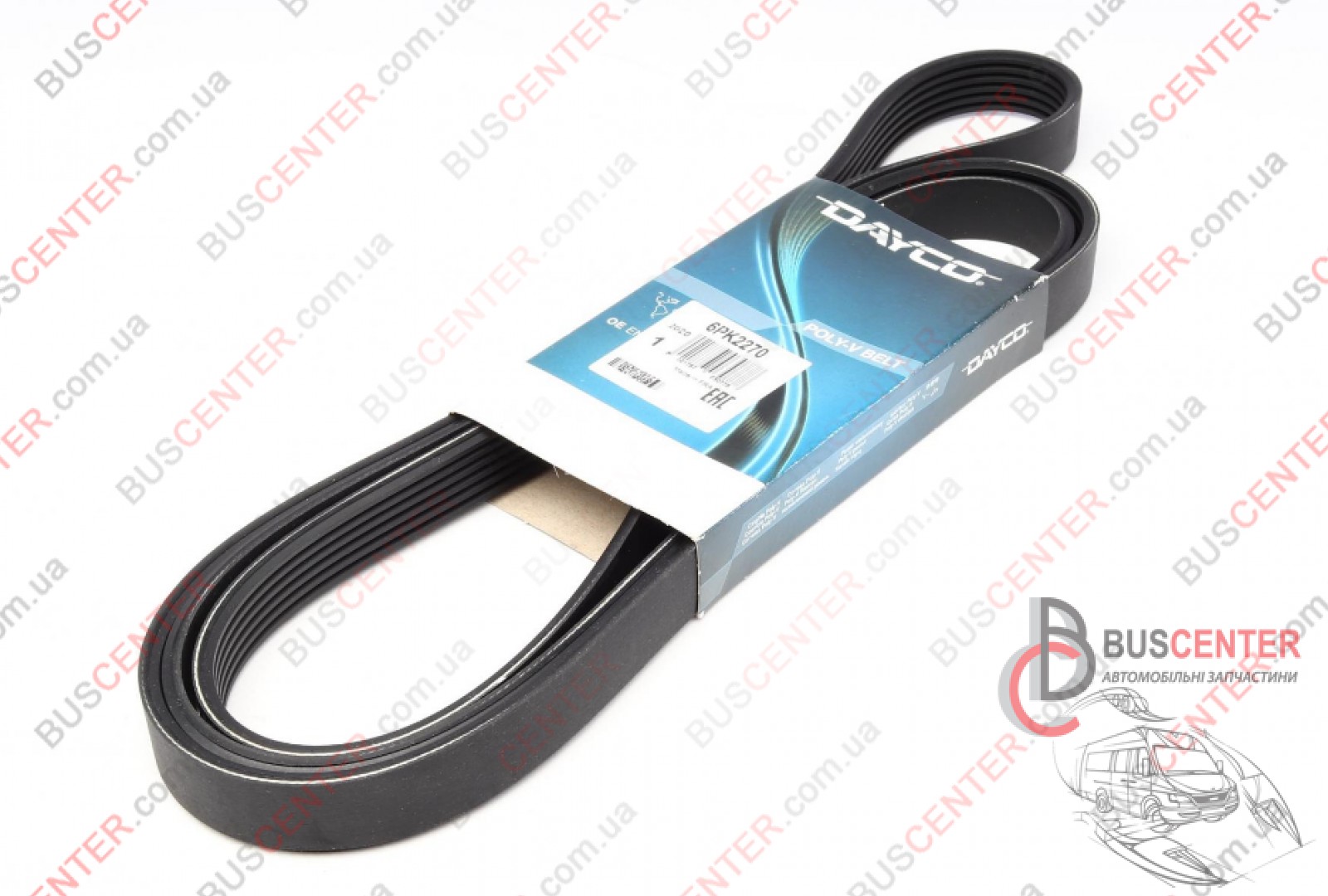 Фотография запчасти Ремень ручейковый 6 PK 2270