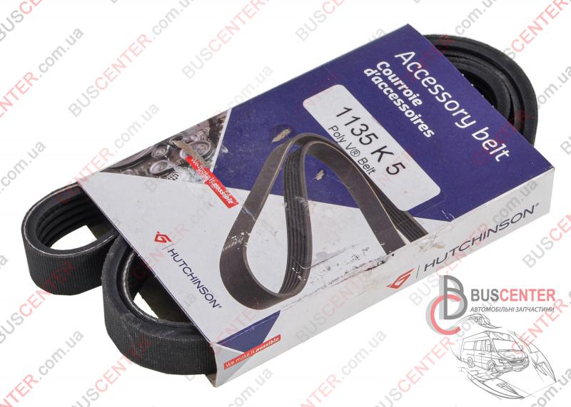 Фотографія запчастини Ремінь струмковий 5 PK 1135