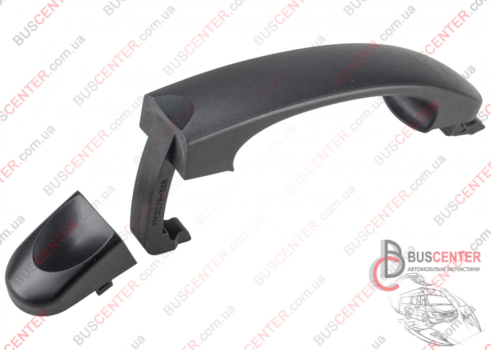 Фотография запчасти Ручка двери наружная (передней левой / правой, боковой раздвижной, задней распашной)