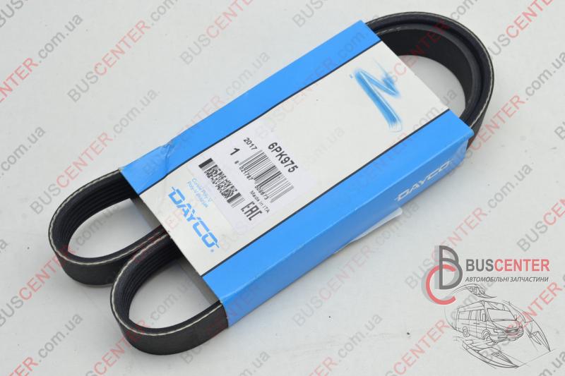 Фотография запчасти Ремень ручейковый 6 PK 975