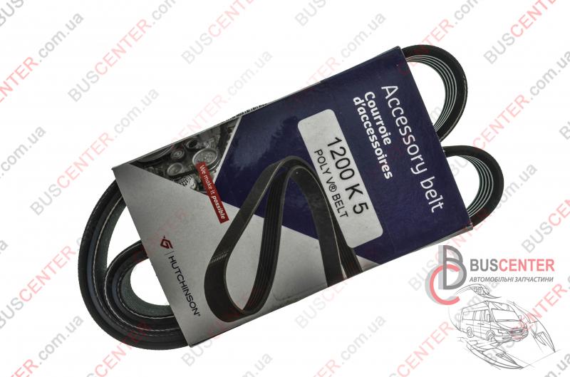 Фотография запчасти Ремень ручейковый 5 PK 1200 (с кондиционером)