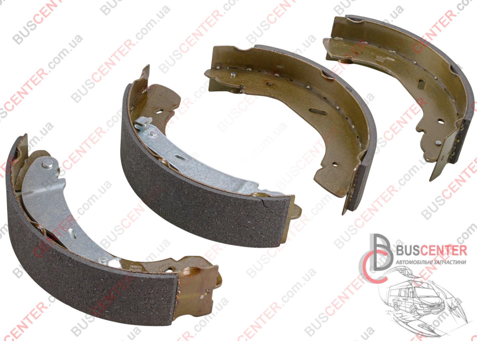 Фотографія запчастини Гальмівні колодки задні R16 ( барабанні гальма)